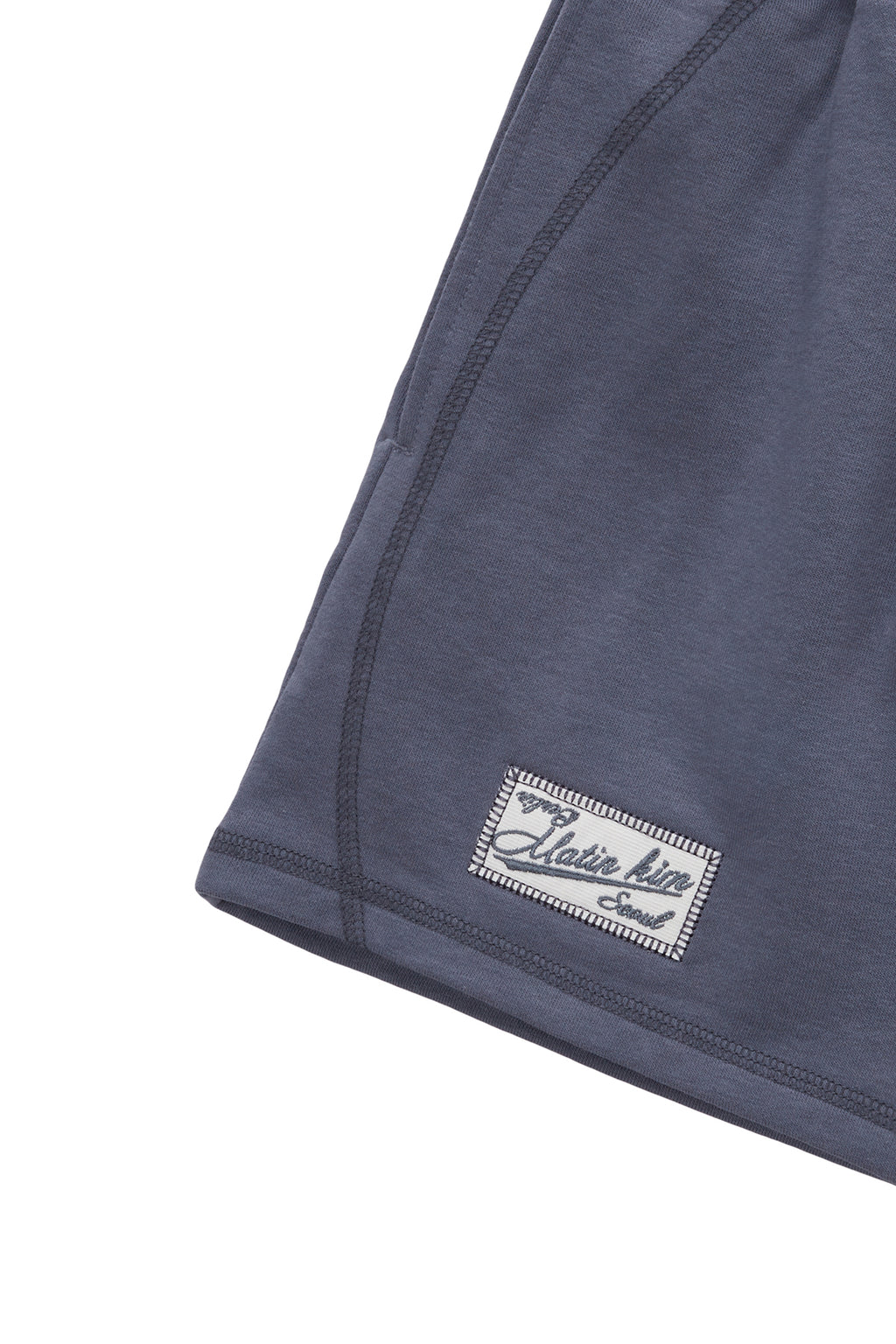 Matinkim Stitch Label Sweatshorts IN Smoke Blue