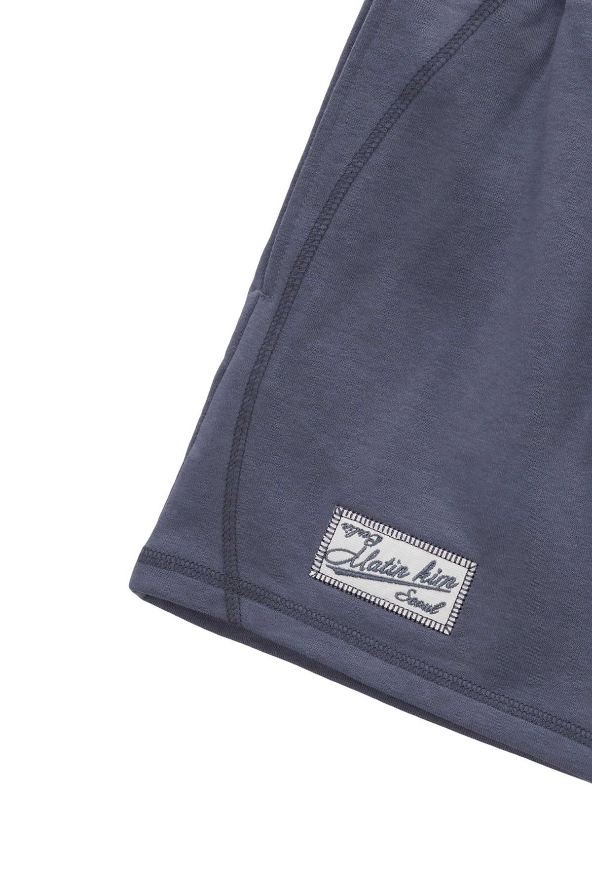 Matinkim Stitch Label Sweatshorts IN Smoke Blue