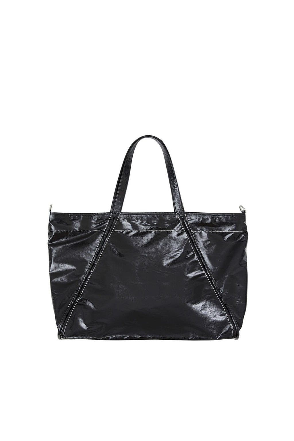 [matinkim] BIG COATING TOTE BAG IN BLACK
