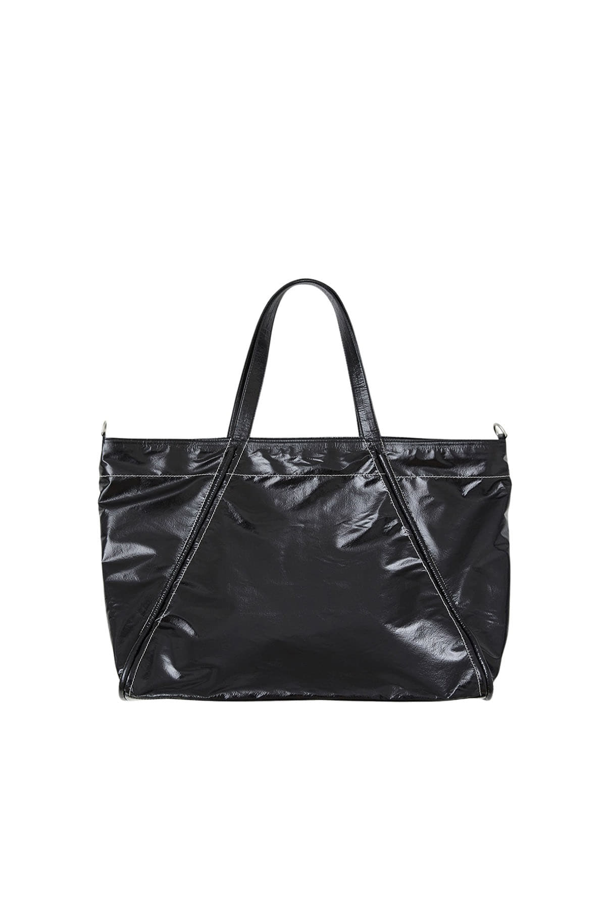 [matinkim] BIG COATING TOTE BAG IN BLACK