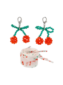 [MLB] Cherry Charm Shoelace Set