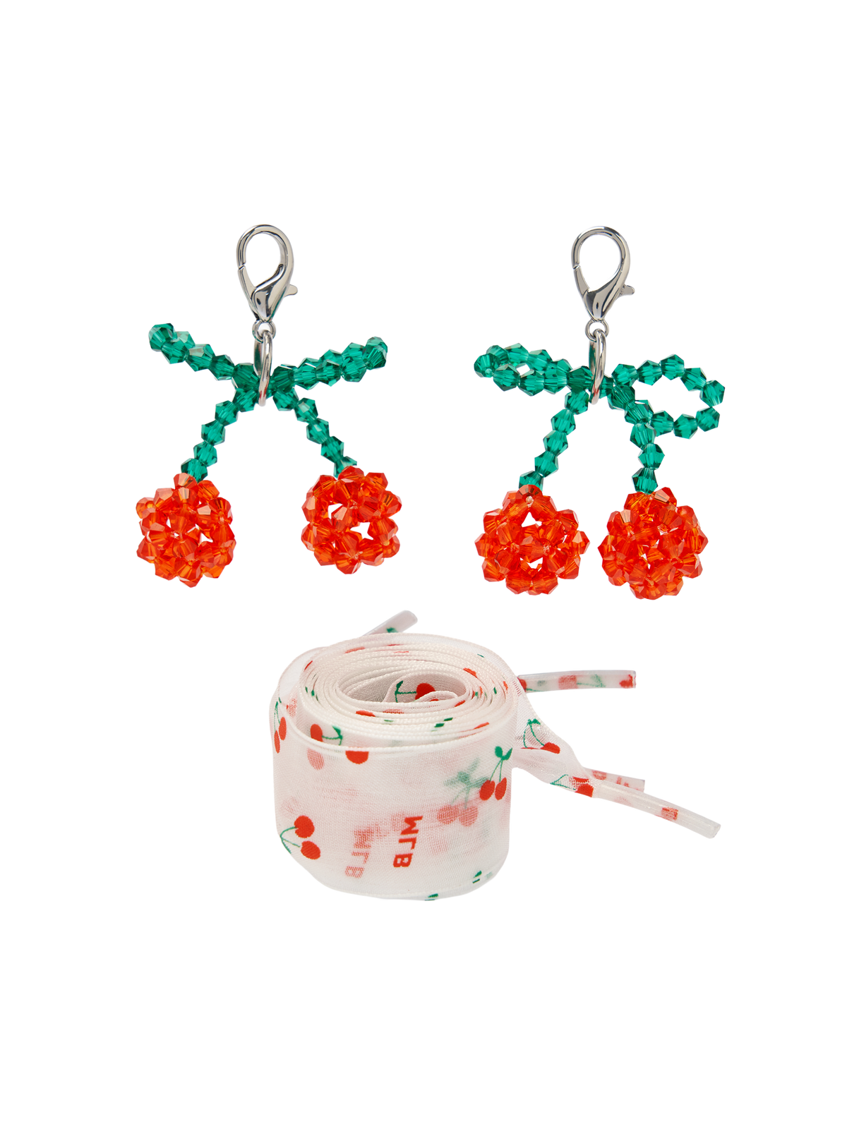 Mlb Cherry Charm Shoelace Set