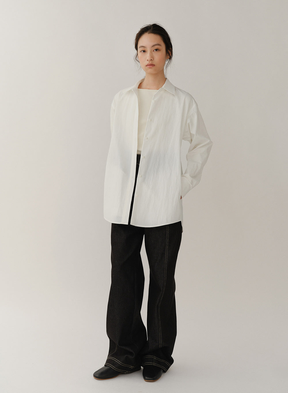 Kindersalmon Tacit Shirt White