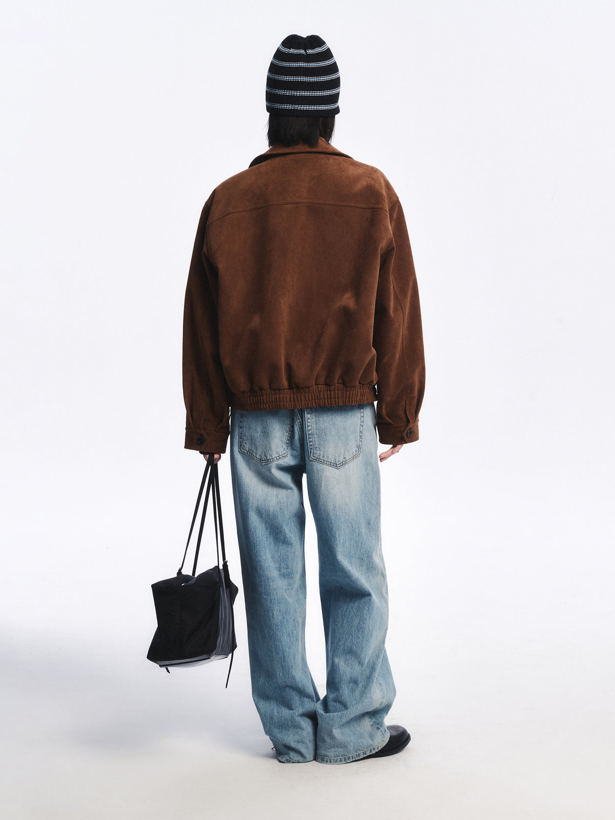 Low Classic Artificial Suede Zip-Up Blouson Camel - Low Classic