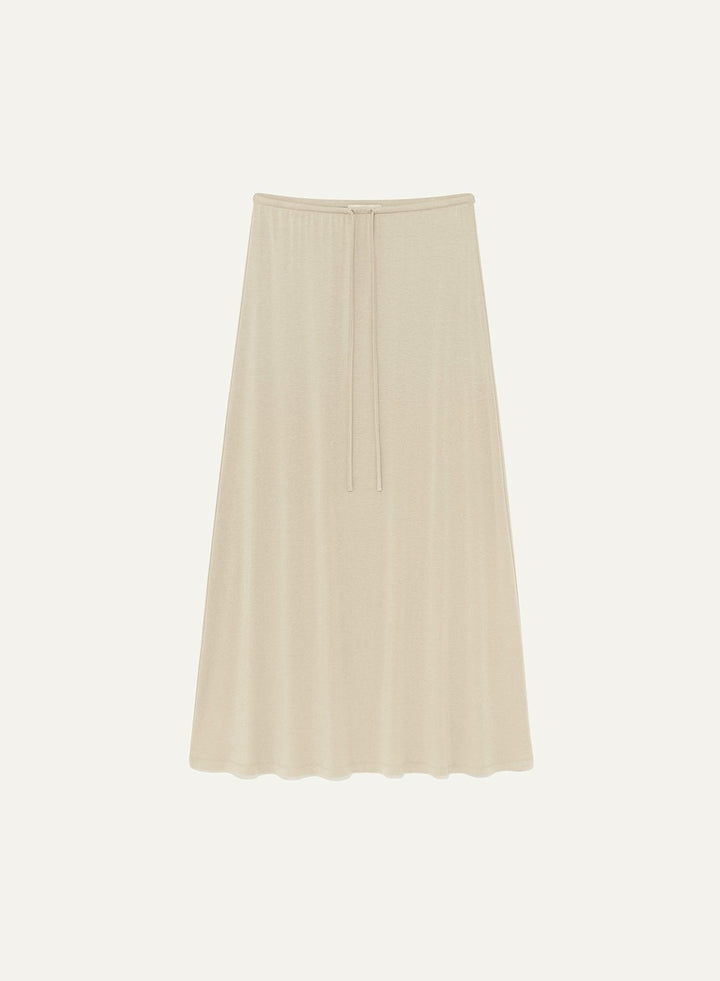 Kindersalmon Esmé Jersey Skirt Chalk