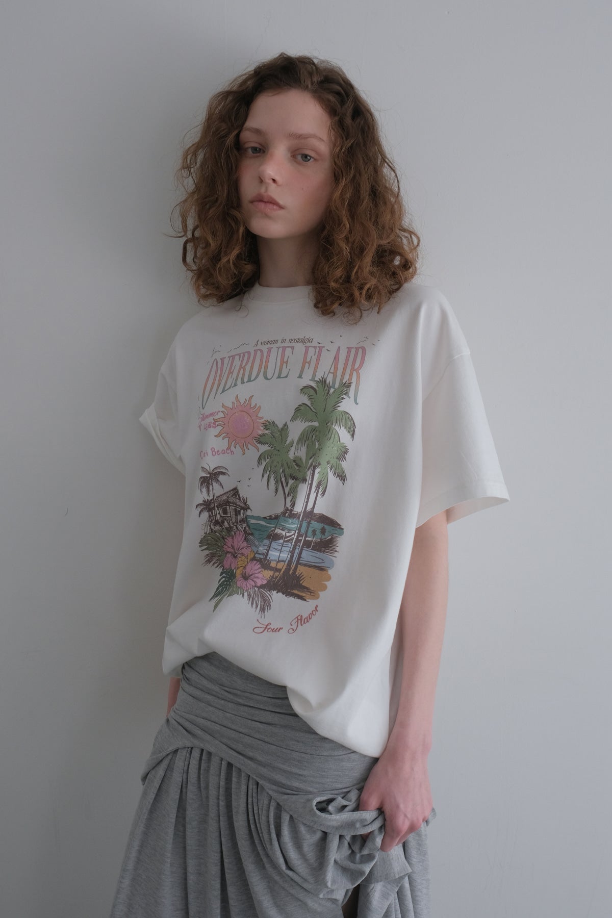 Overdueflair Vintage Summer T-Shirt White