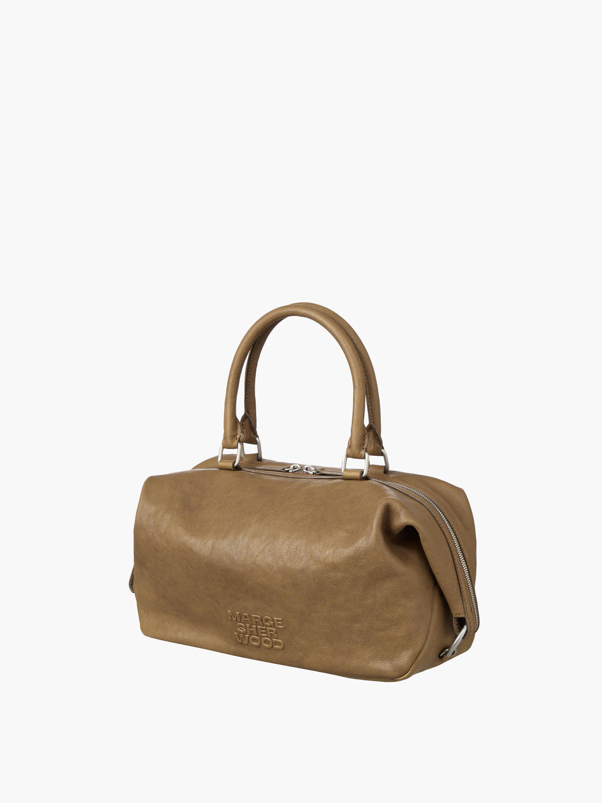 Margesherwood Dumpling Tote vintage camel washed nappa