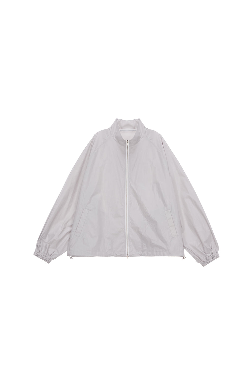 [matinkim] MATIN KIM LOGO COATING JUMPER IN GREY