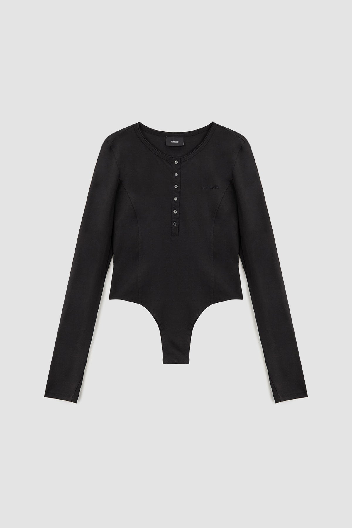 Matinkim Raw Cut Bodysuit Top IN Black