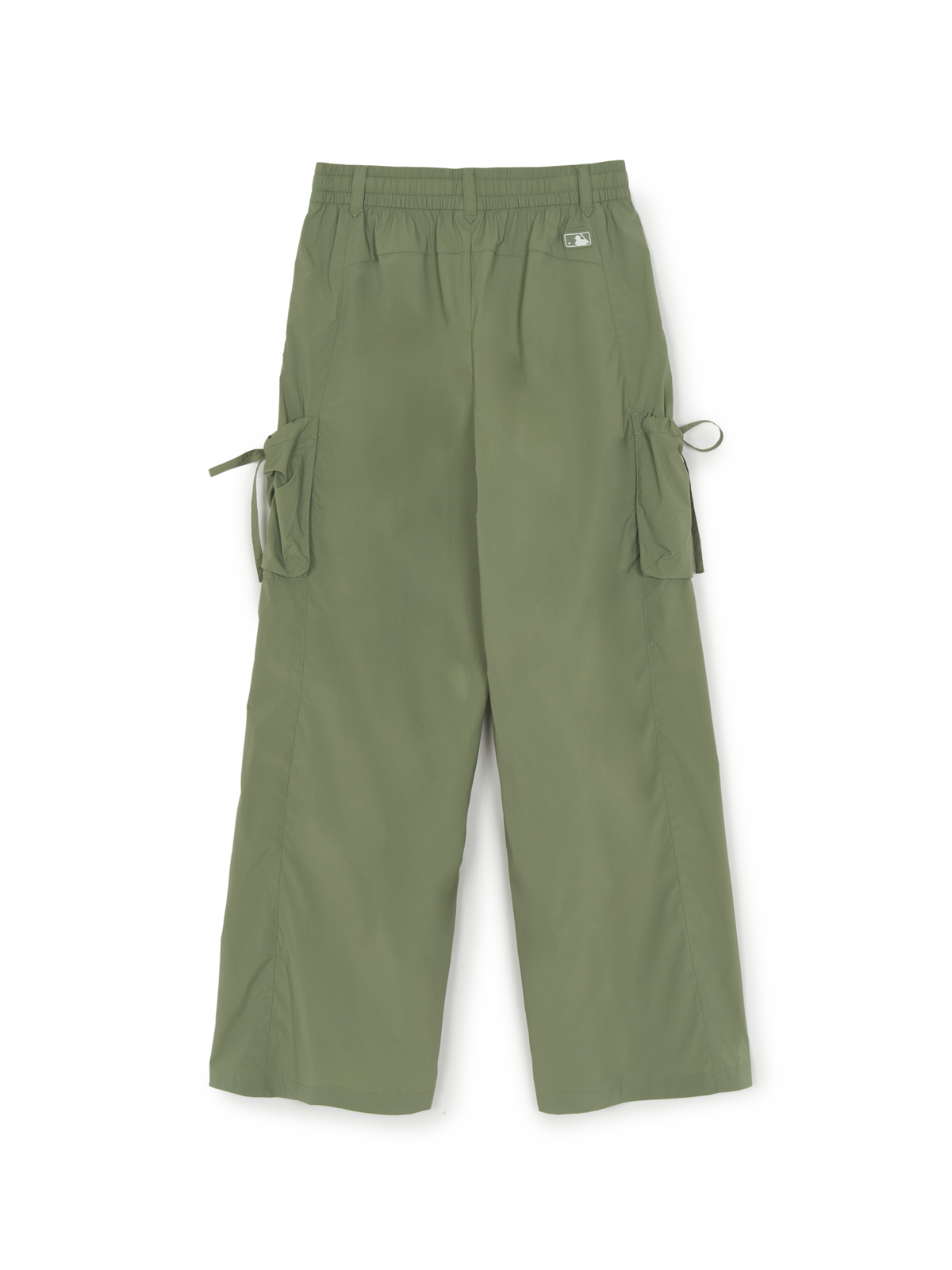 Mlb Women's Gorpcore Super Light Weight Ribbon Cargo Semi Wide Pants