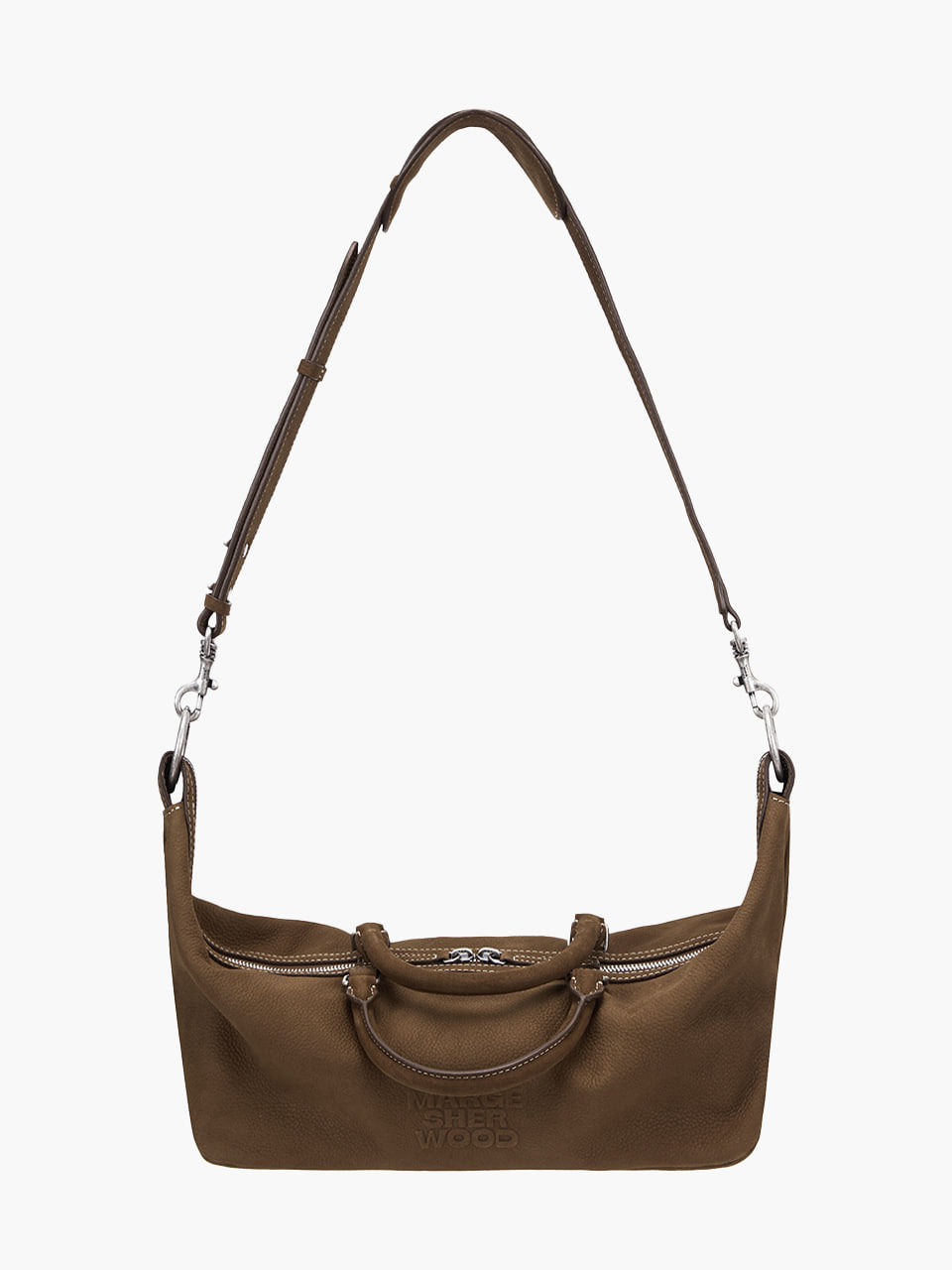 Margesherwood Dumpling EW Tote chestnut nubuck