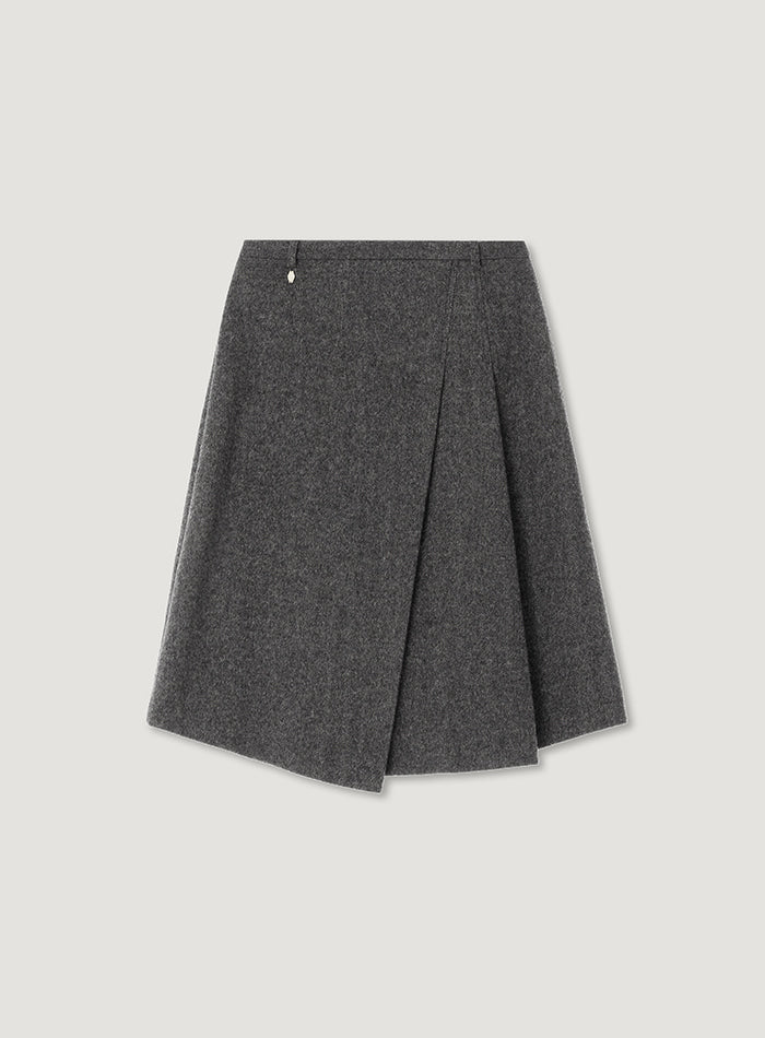 Mango Maniplease Mellin Wool Skirt