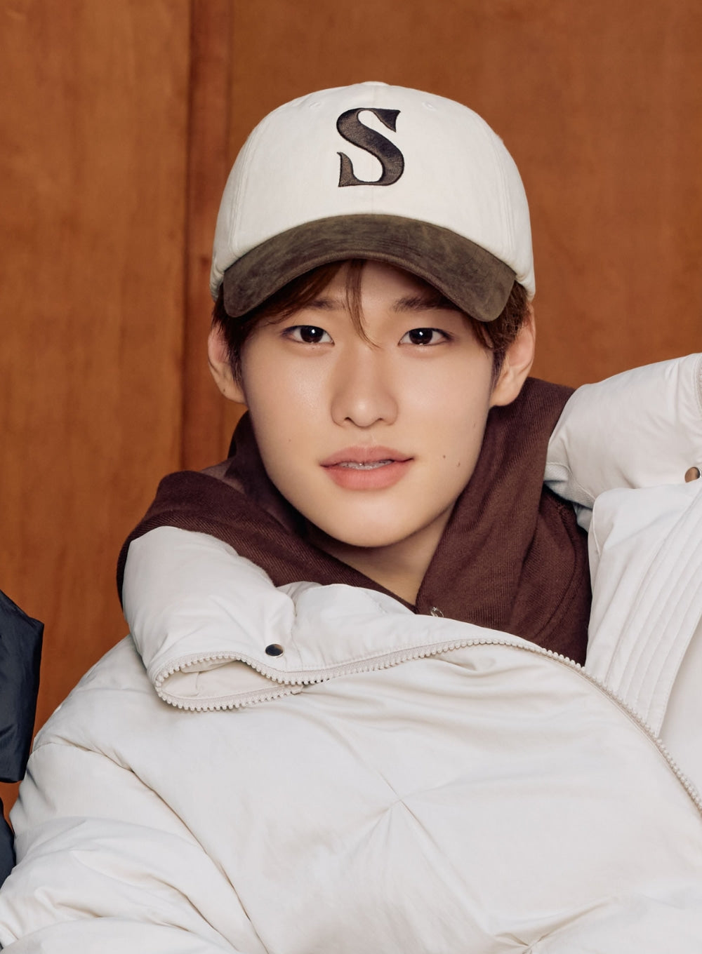 [RIIZE's Pick] Vintage Mix Casual Ball Cap - Cream Brown