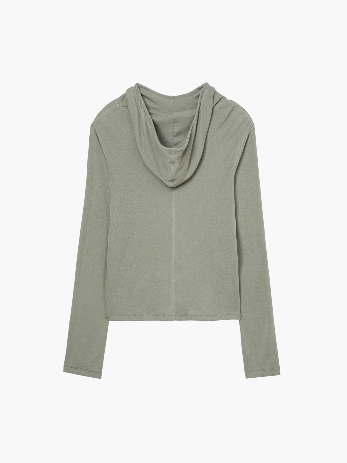 Margesherwood Highneck Hoodie Long Sleeve khaki
