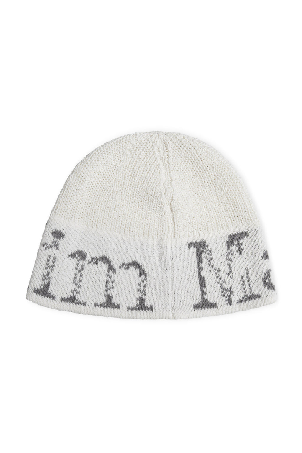 Matinkim Cracked Logo Light Bucket Beanie IN Ivory