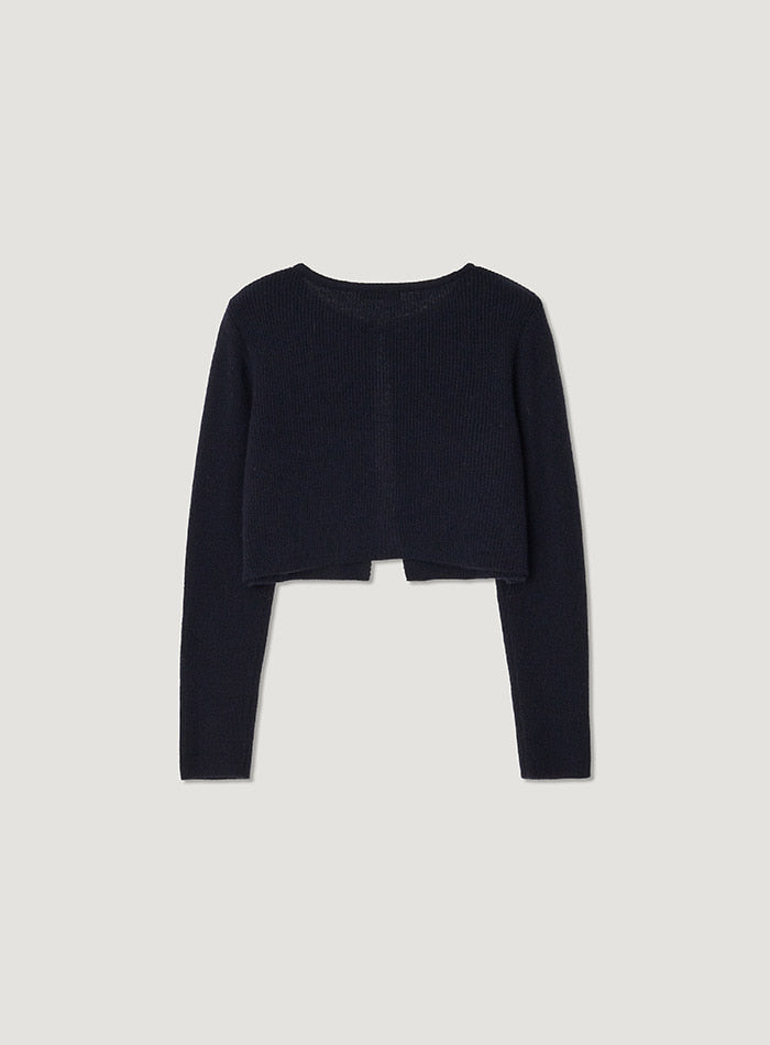 Mango Maniplease Oll Raccoon Cardigan Navy