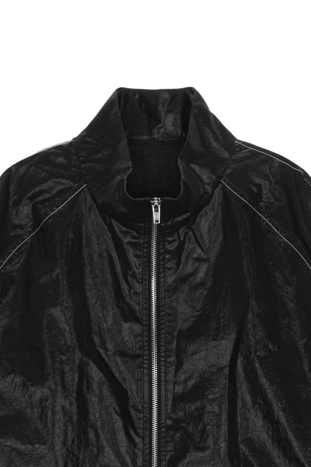 [matinkim] MATIN KIM LOGO COATING JUMPER IN BLACK