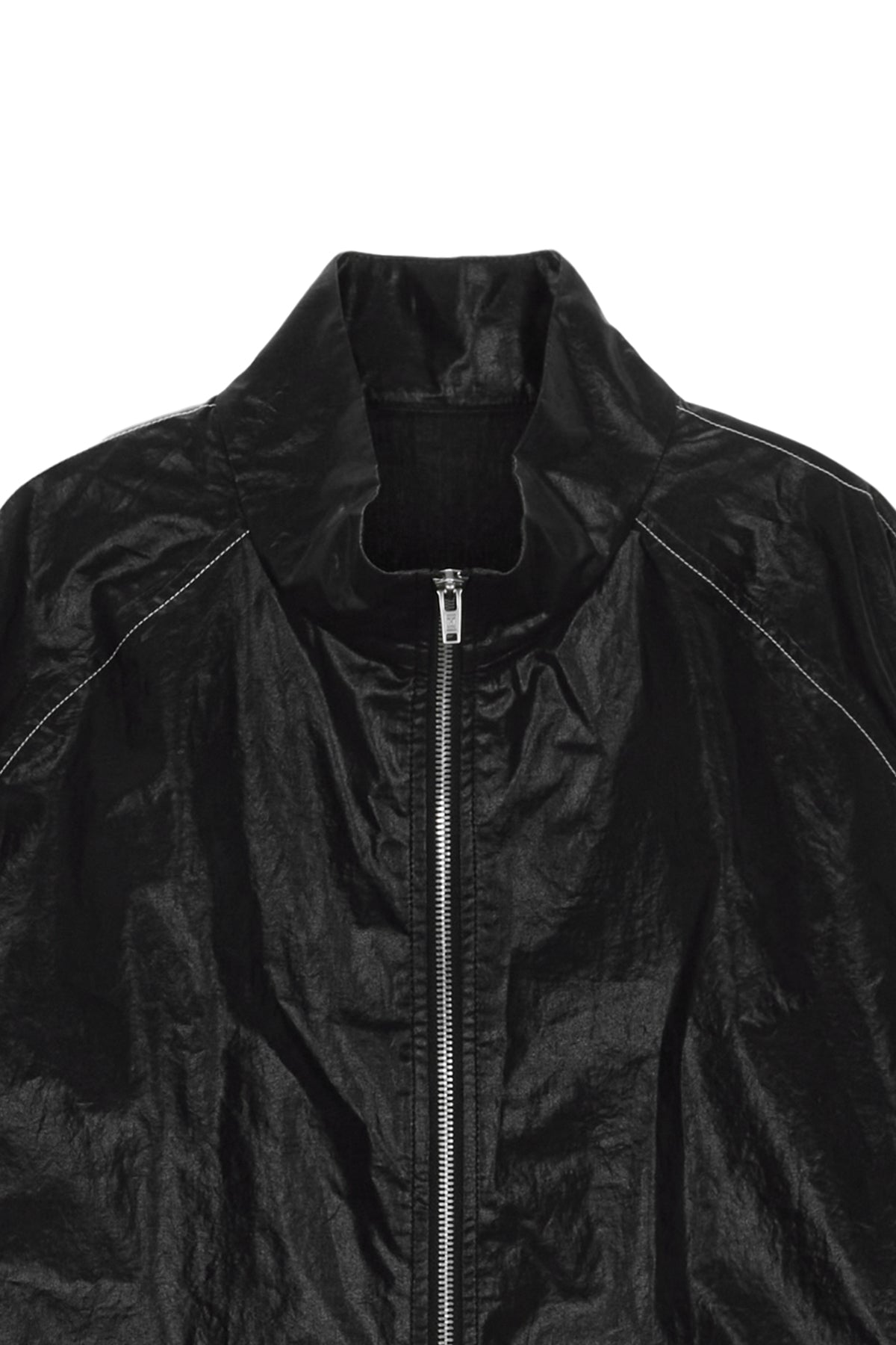 [matinkim] MATIN KIM LOGO COATING JUMPER IN BLACK