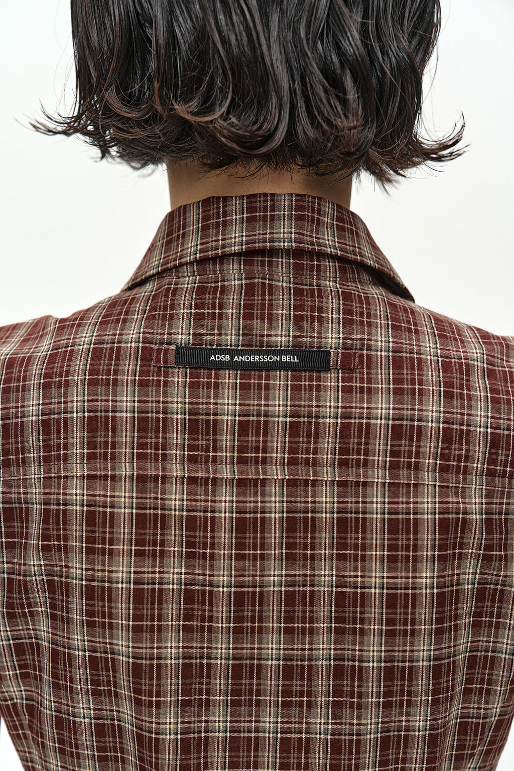 Andersson Bell Check Sleeveless Shirt
