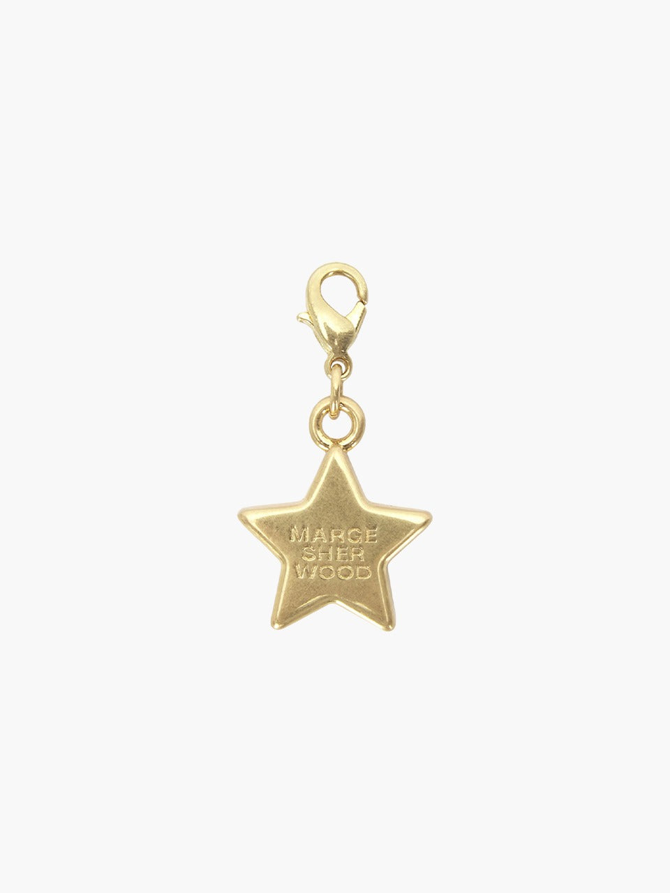 Margesherwood Star Pendant Charm antiqued gold