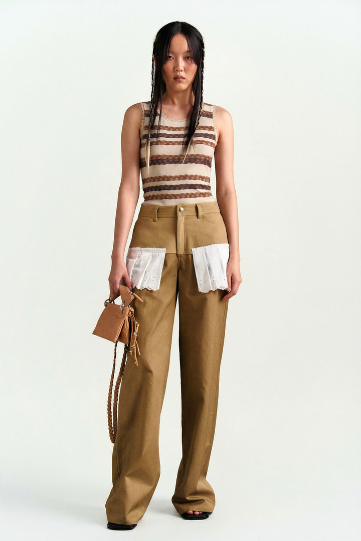 Andersson Bell Hair Braid Stripe Tank Top