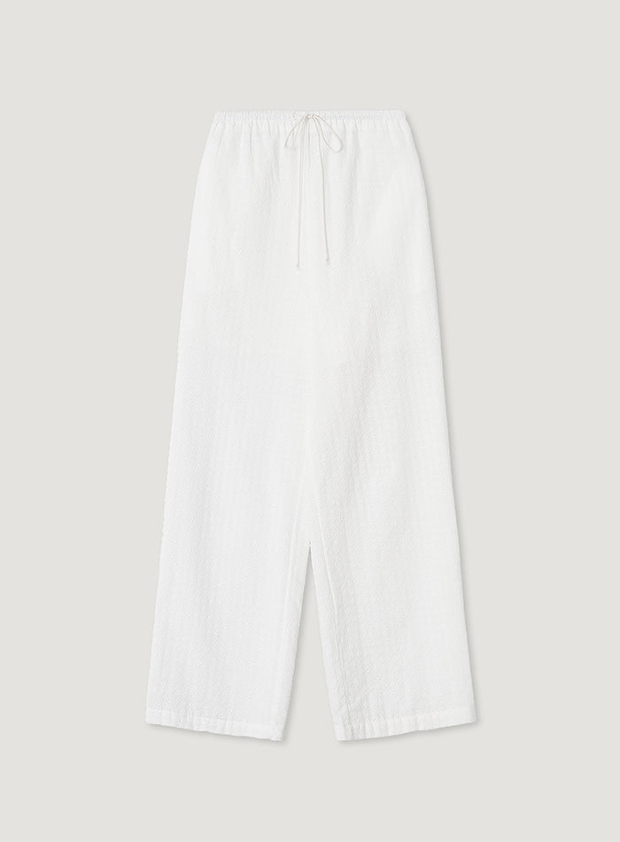 Mango Maniplease Monica Punching Pants White