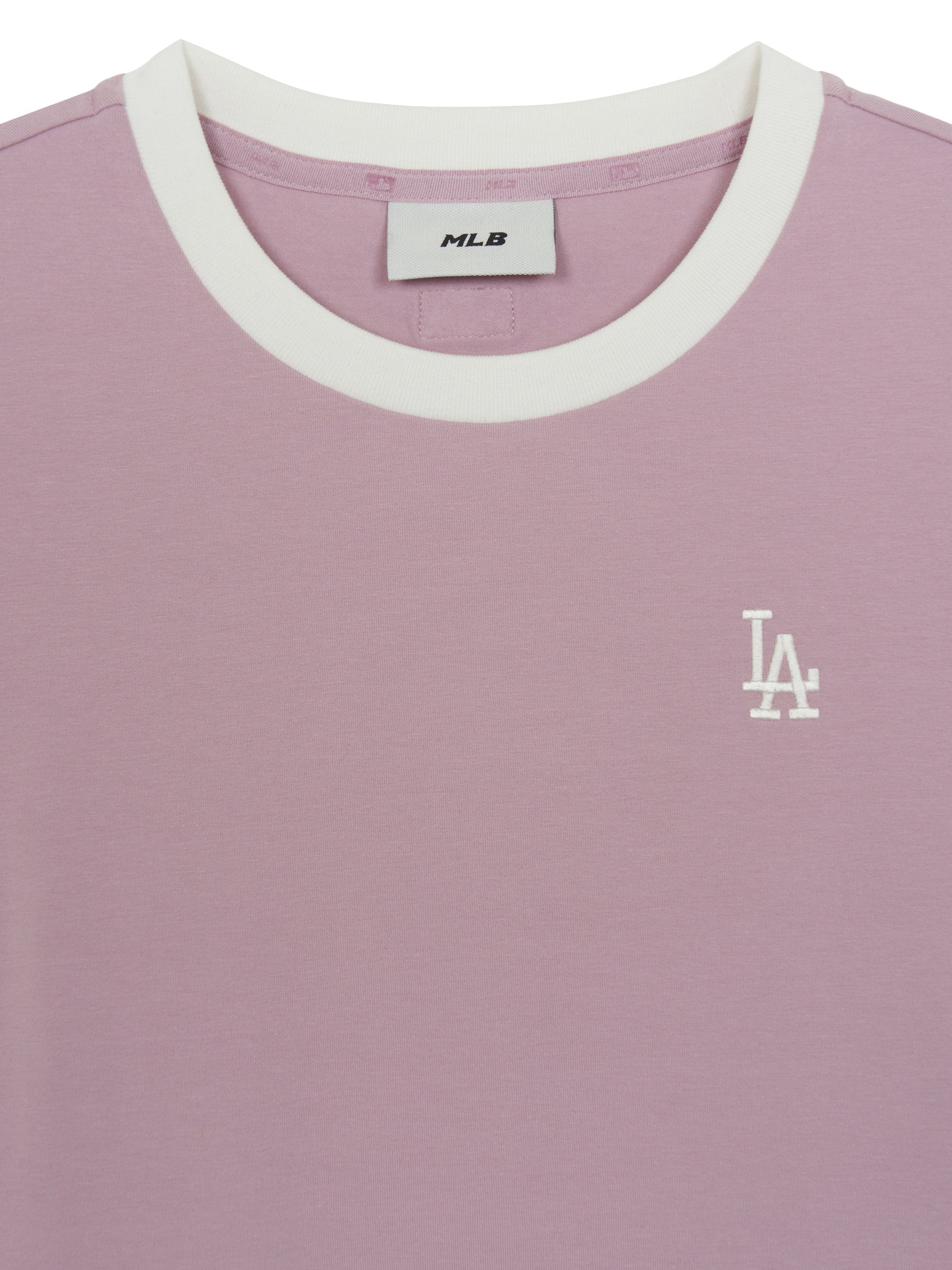 [mlb korea] Women's Basic Small Logo Ringer T-shirts
