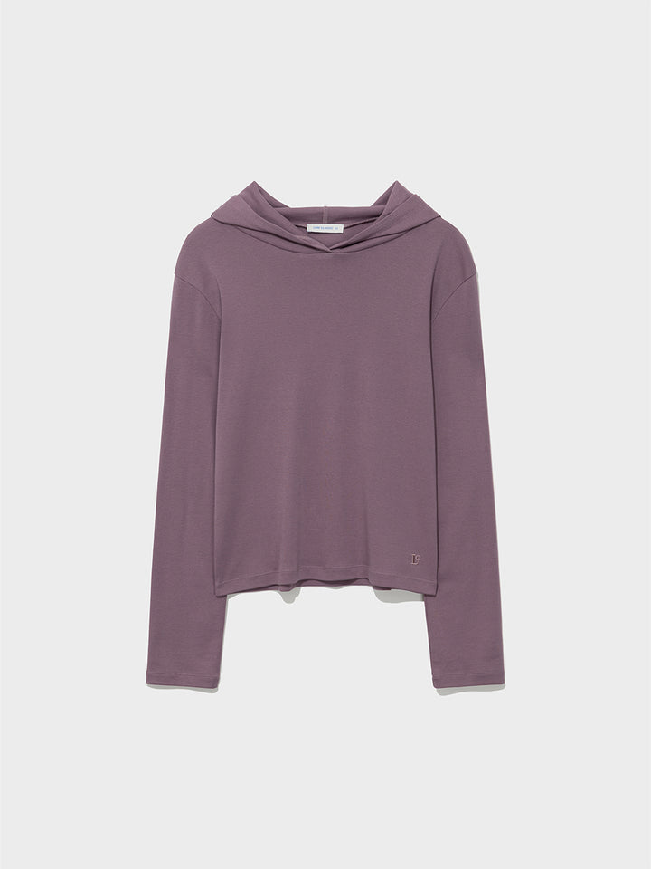 Low Classic Lc Hoodie Tee Lilac