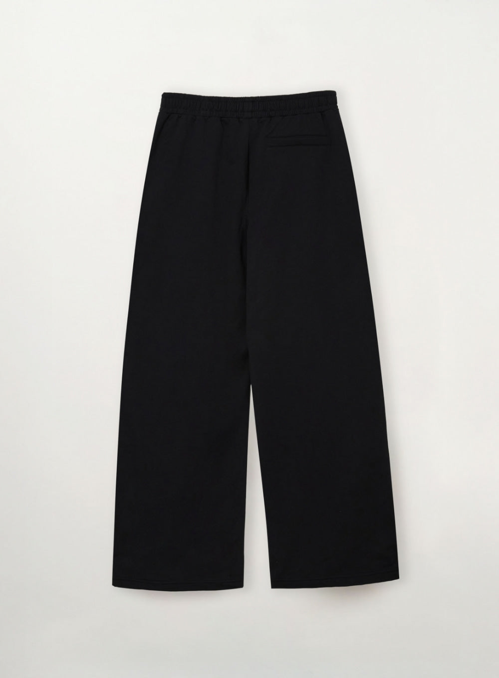 [satur] (W) Loren Small Logo Light Weight Sweatpants - Black