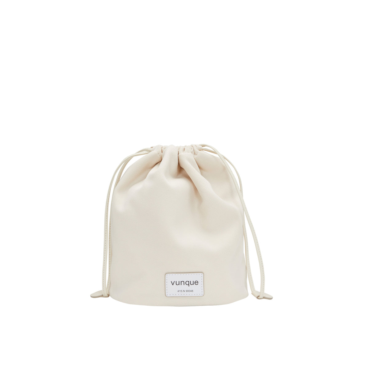 Vunque Perfec Drawstring Pouch M Ivory
