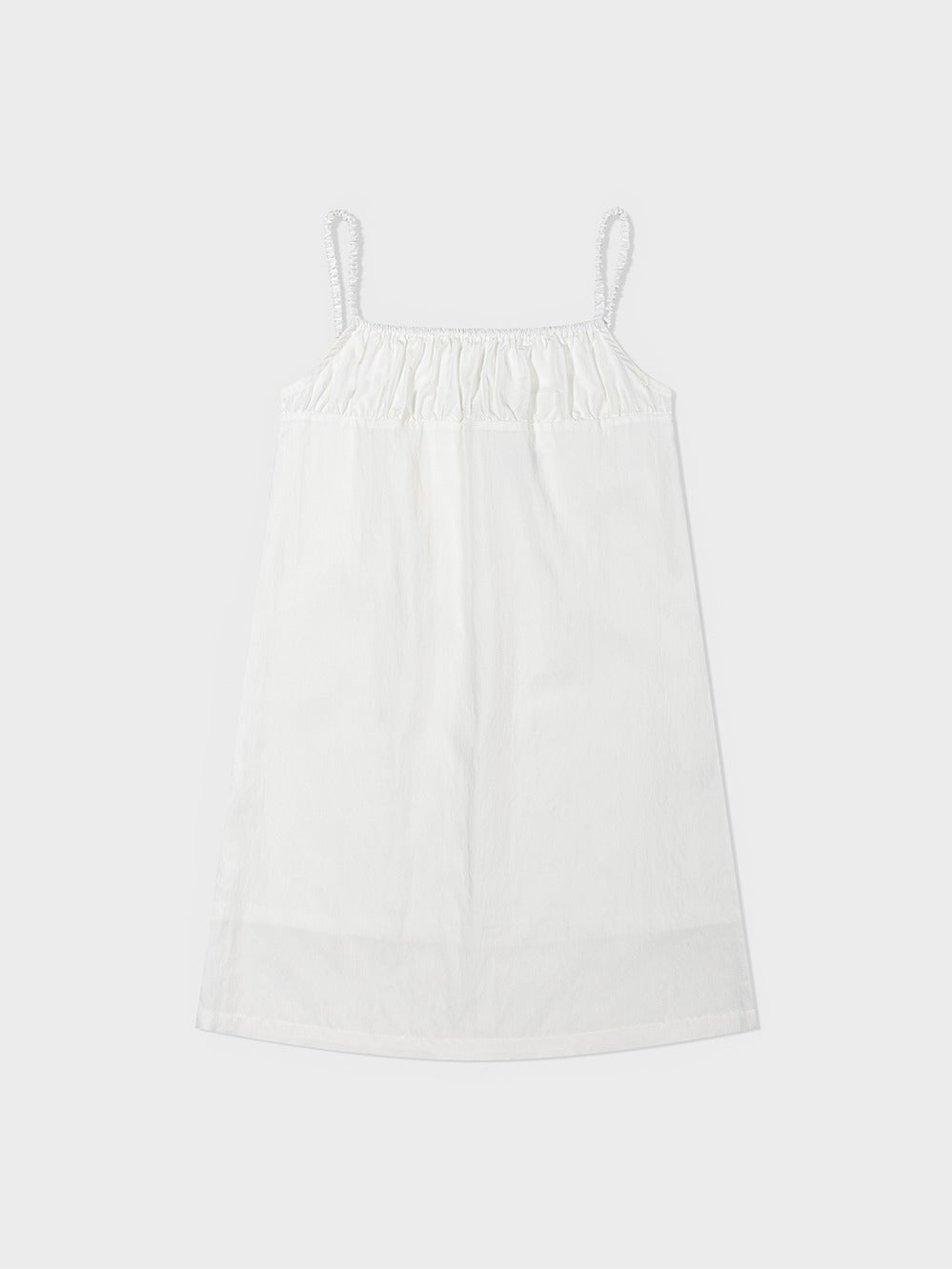 [Low Classic] Shirring String Dress_Off White