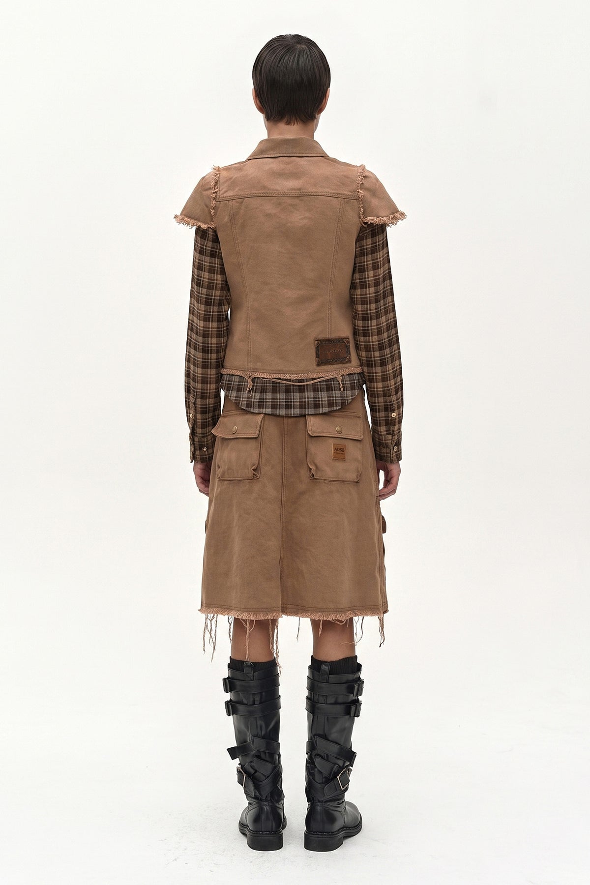 Andersson Bell Layered Studded Vest Shirt