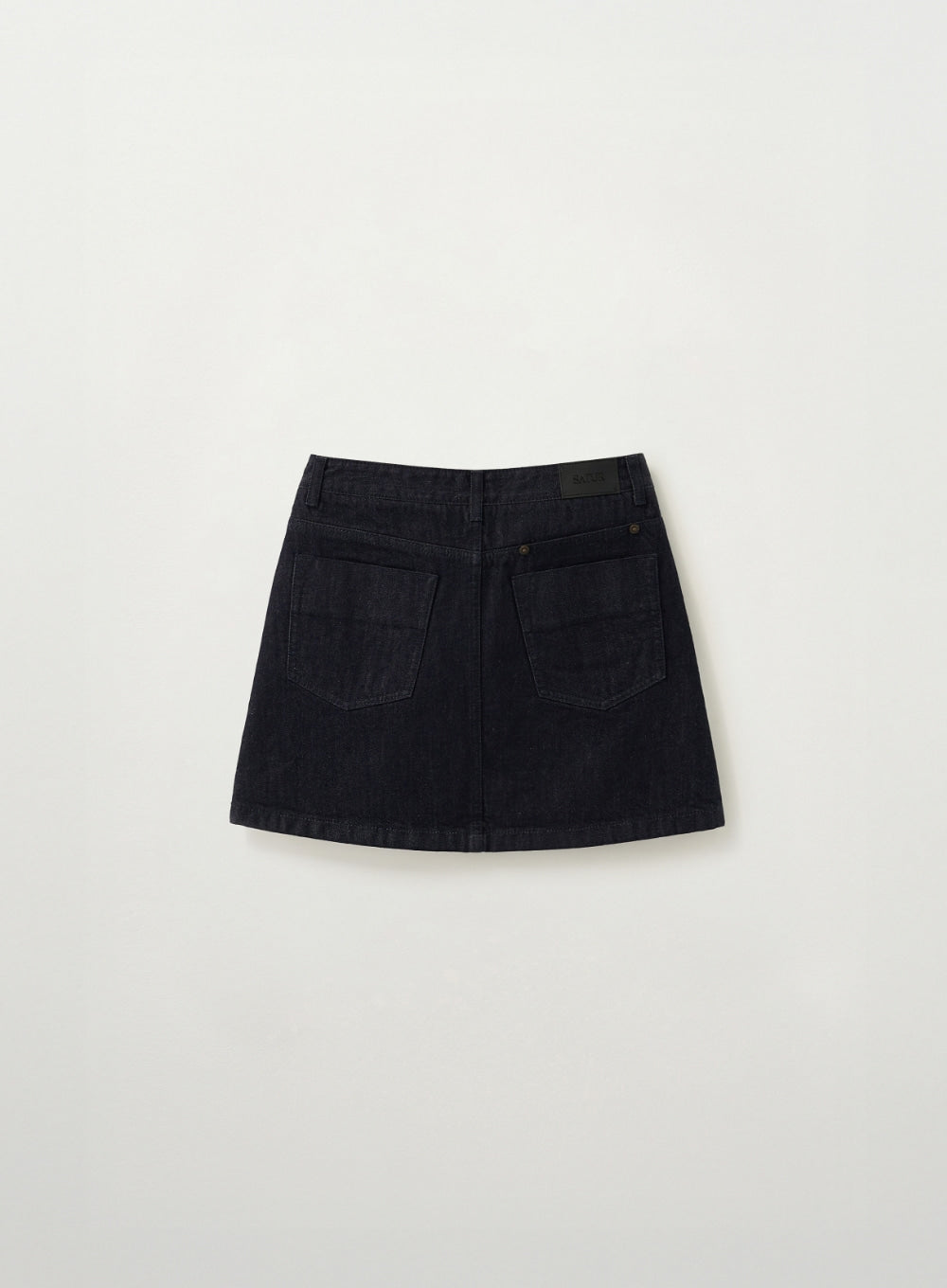 Satur Classic Nonfade Denim Mini Skirt - Indigo