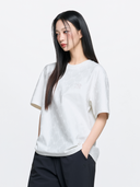 MLB Korea Dia Monogram Tonal Jacquard Over Fit T-Shirts