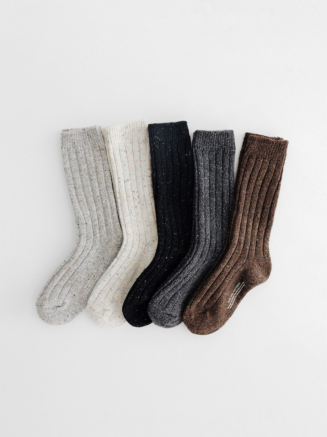 Facade Pattern Facade Melange Wool Socks