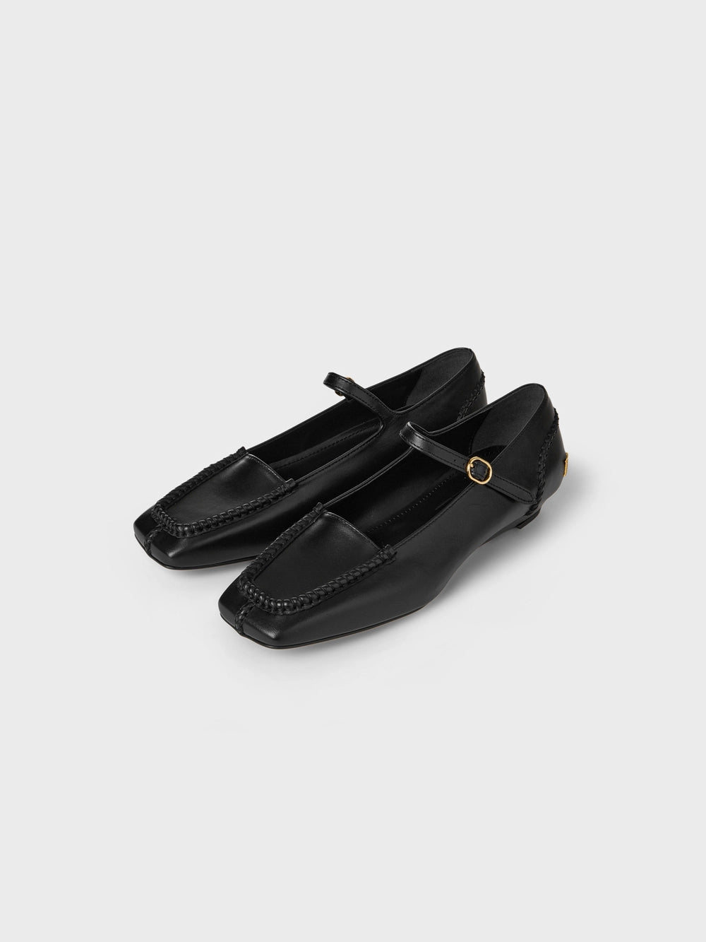 EENK Mary Jane Flat Shoes - Black