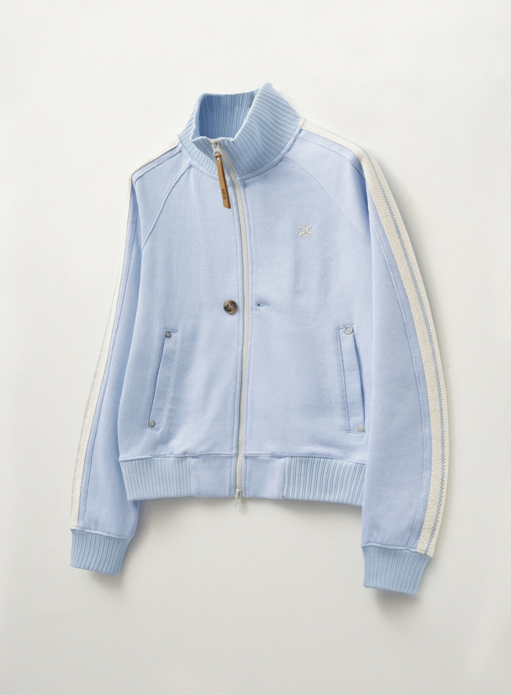 [satur] (W) Lawton All Day Track Zip-up Jacket - Sky Blue
