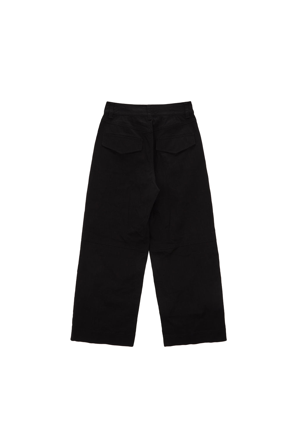 Matinkim Knee Big Pocket Cotton Pants IN Black