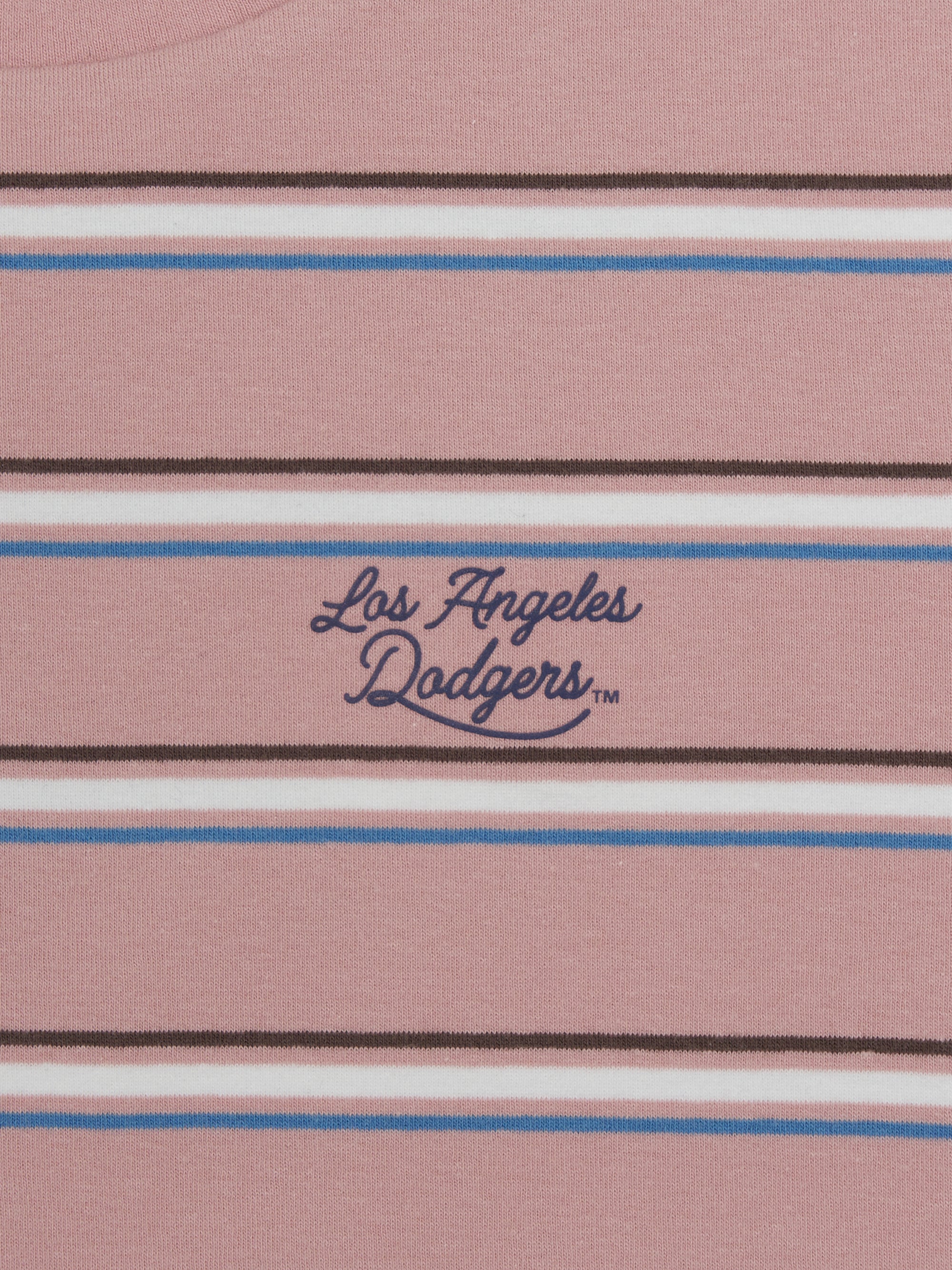 MLB Korea Women's Sportive Stripe Crop T-Shirts