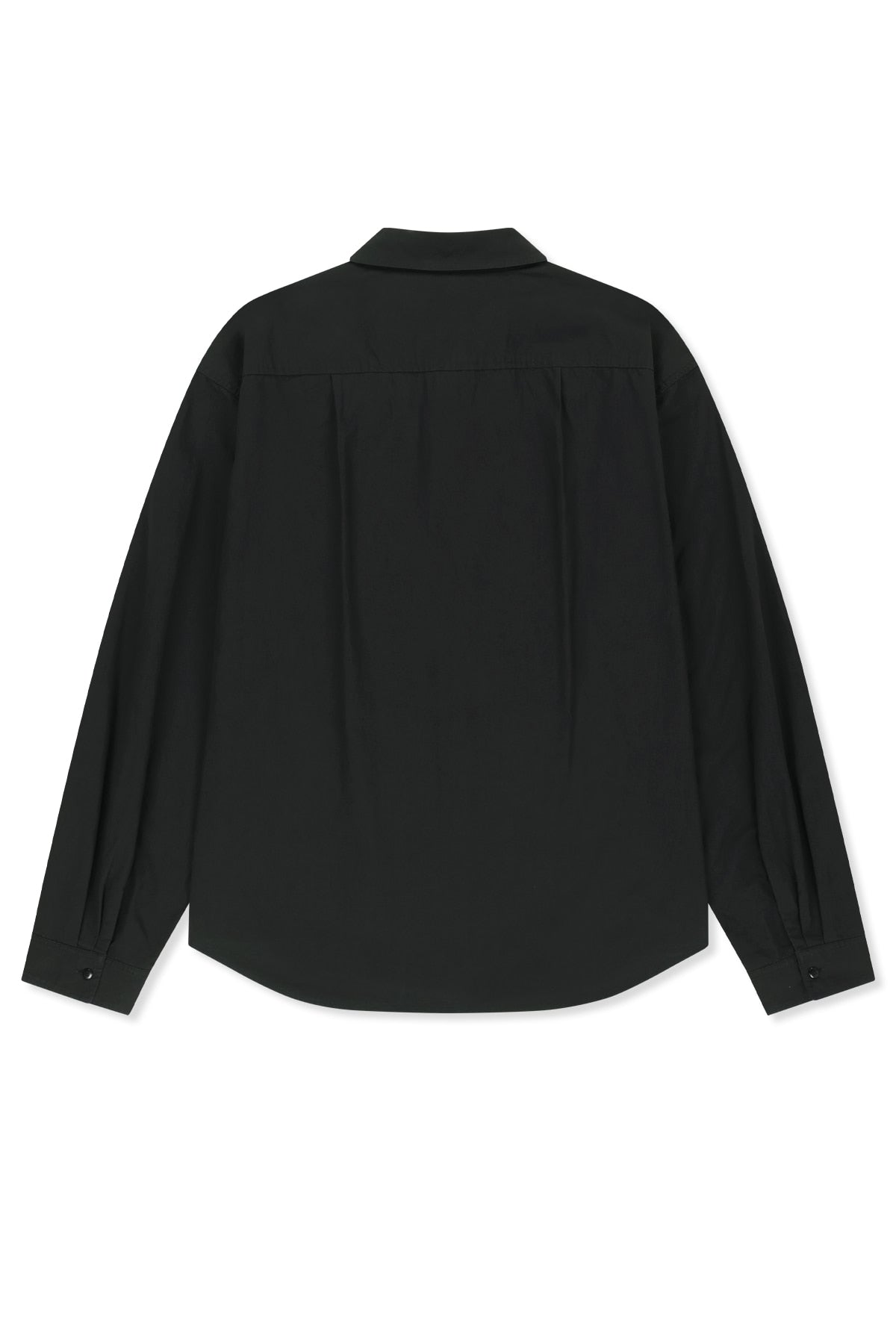 Matinkim Washed Cotton Pocket Shirt For Men IN Black