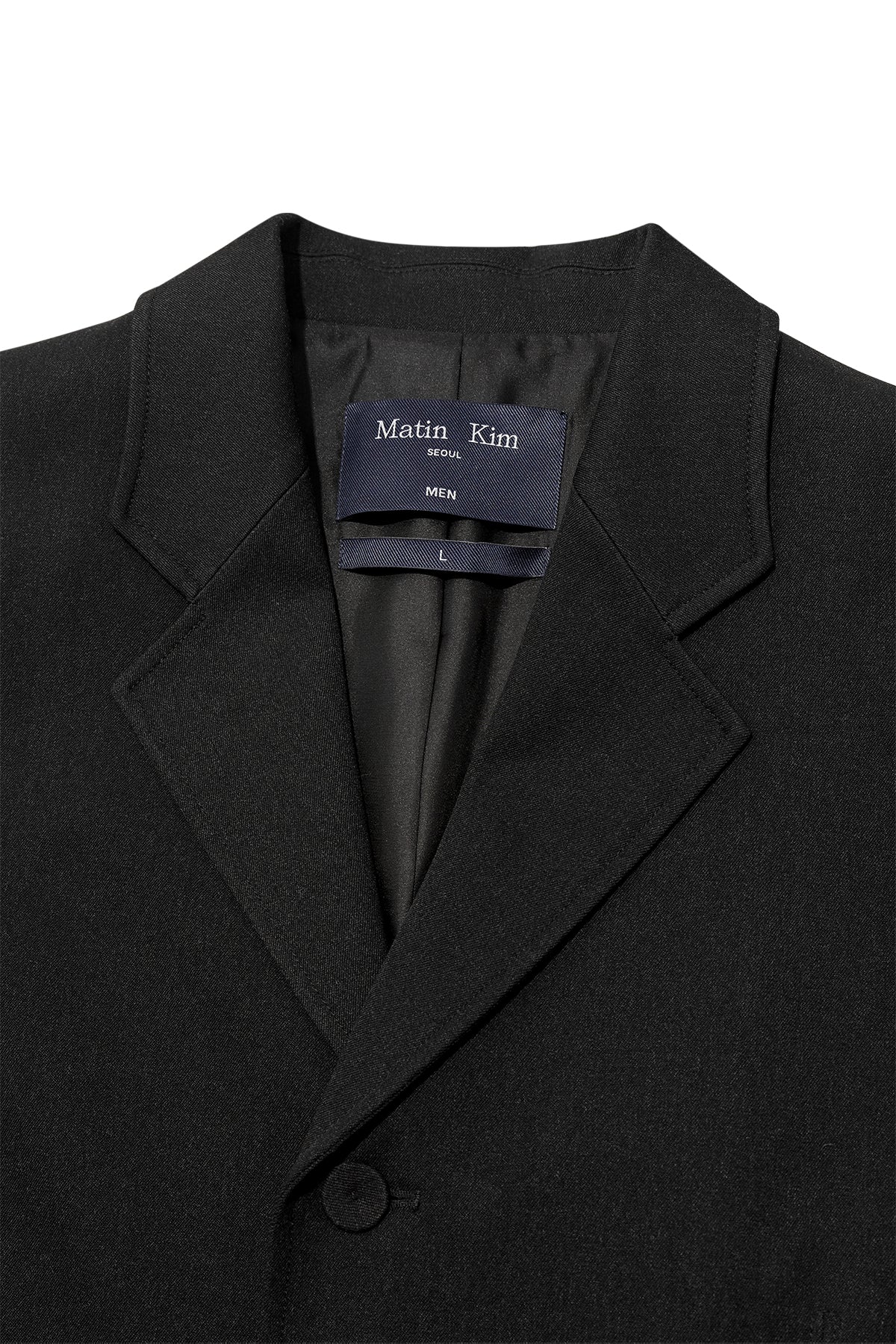 Matinkim Stitch Point Single Jacket For Men IN Charcoal