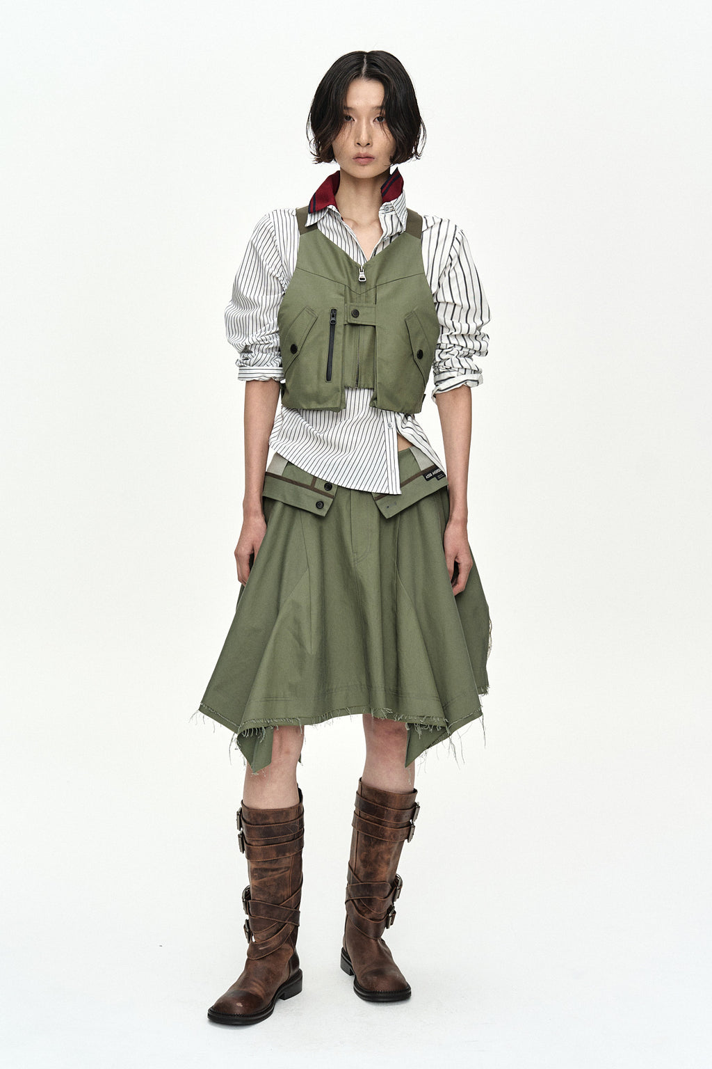 Andersson Bell Upside-Down Asymmetric Skirt