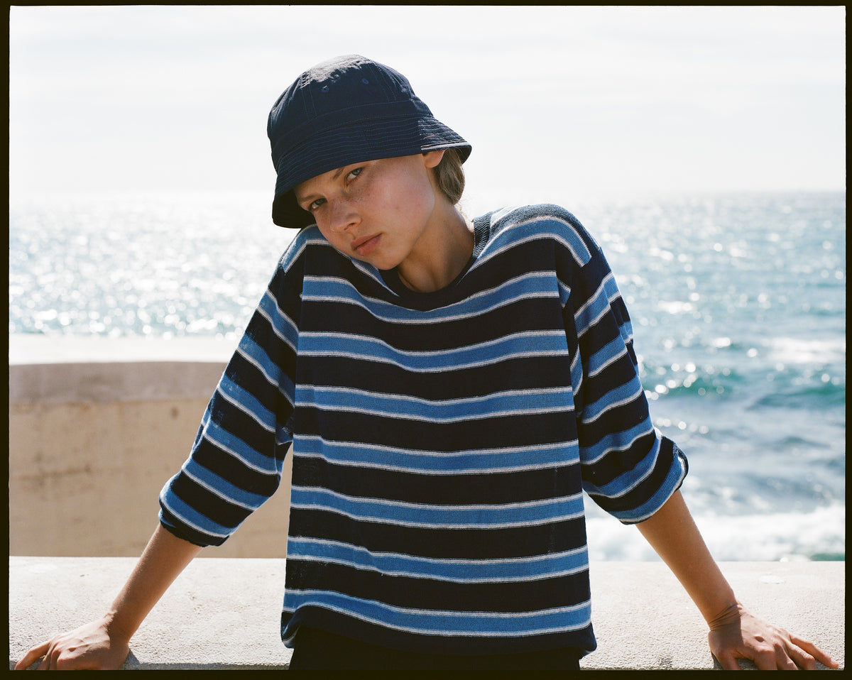 Nothing Written Camp bucket hat (Dark navy)