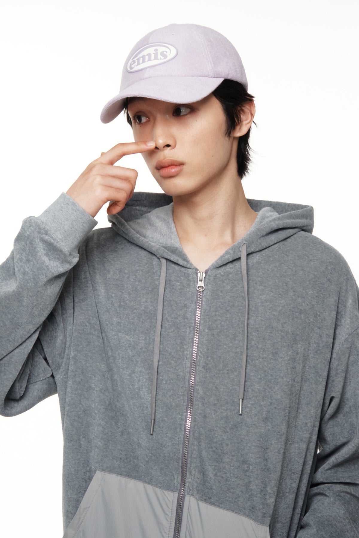 Emis Terry Ball Cap-Light Purple