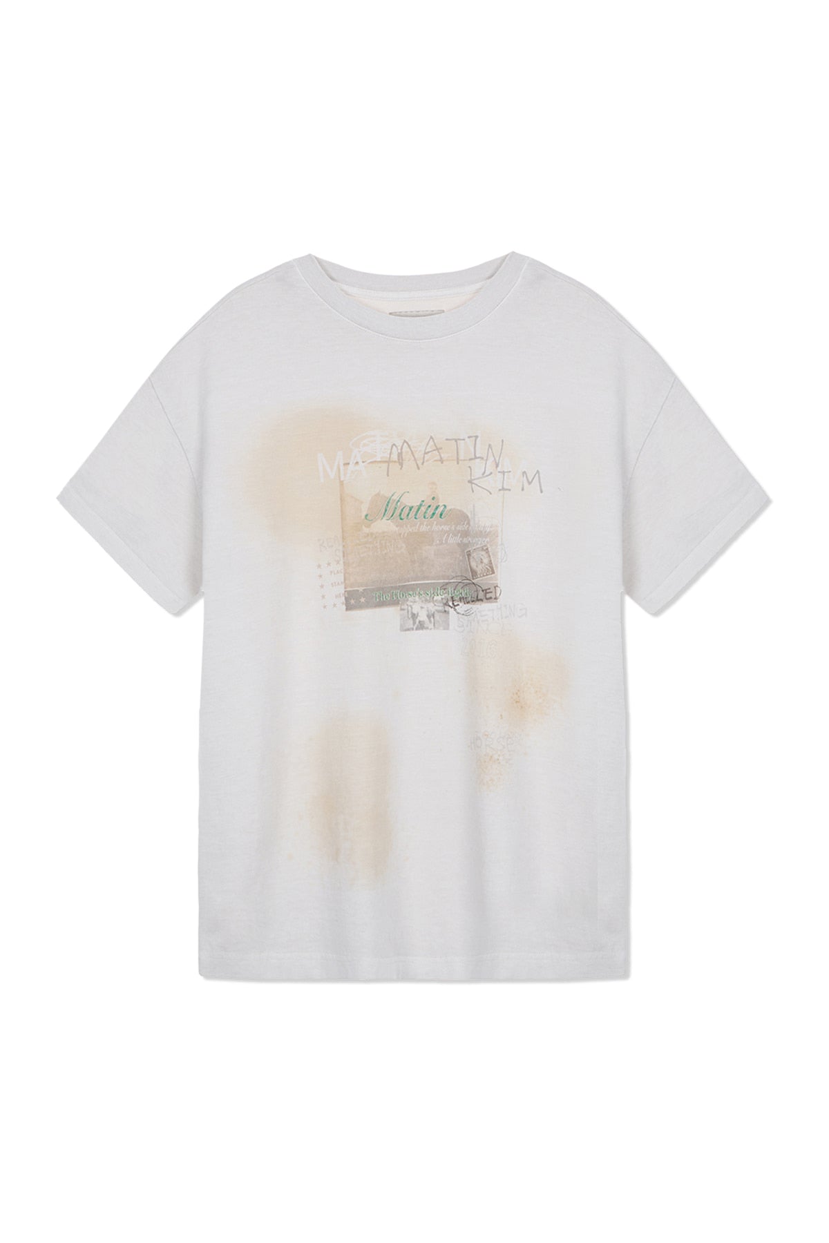 Matinkim Matin Lny 26 Pigment Logo Top IN Ivory