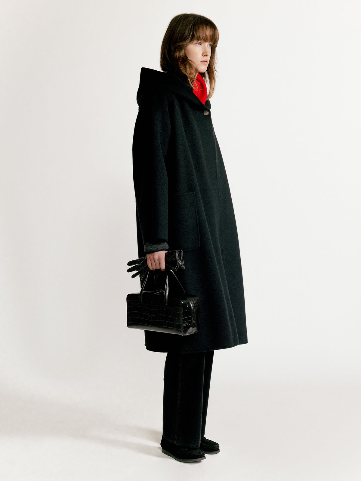 Nothing Written Keiko hoodie coat (Black)