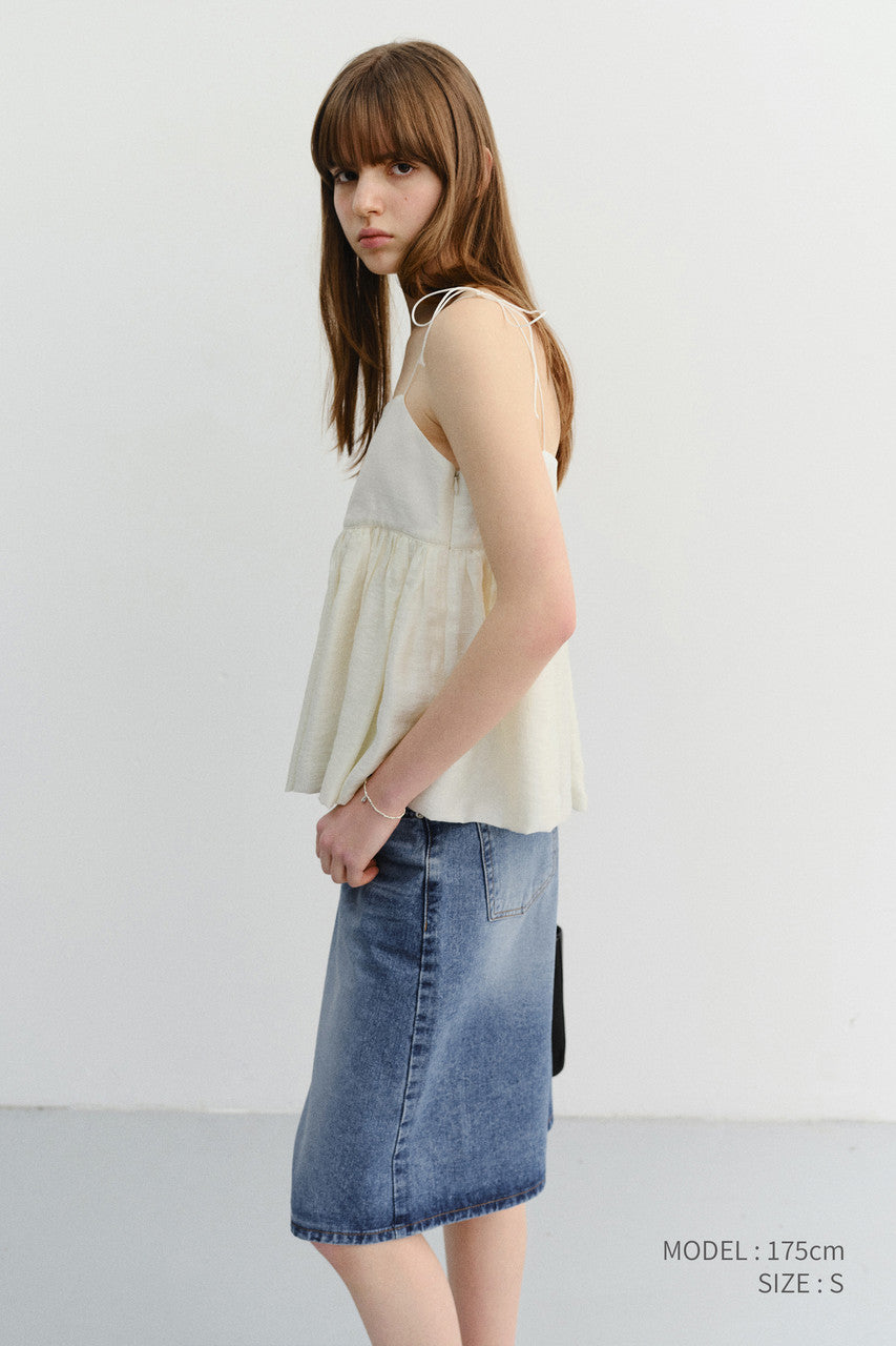 Dunst Relaxed Bermuda Denim Shorts Classic Blue