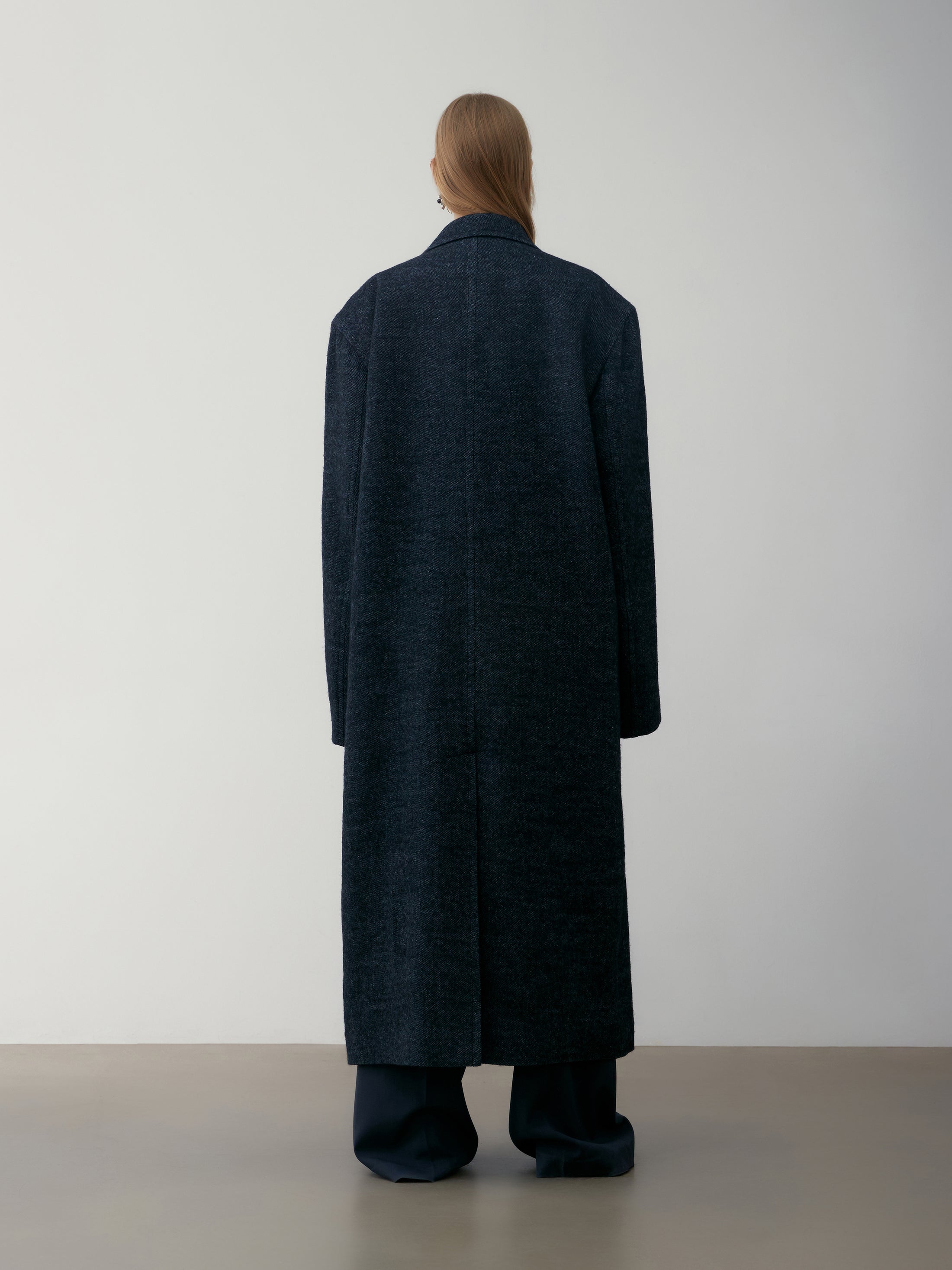 [low_classic] MELANGE WOOL OVERSIZED COAT
BLACK