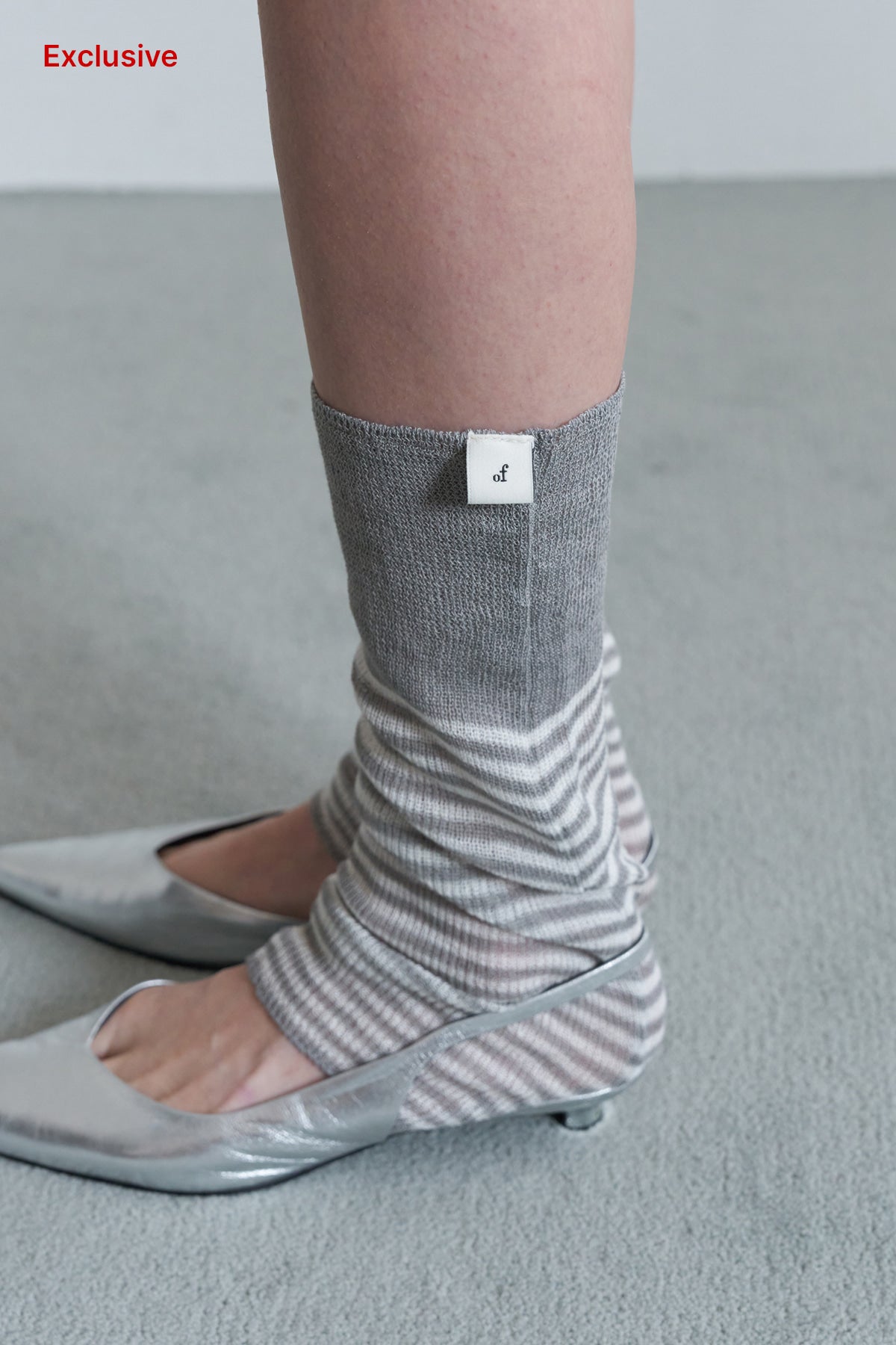 Overdueflair Icy Sheer Warmers Stripe