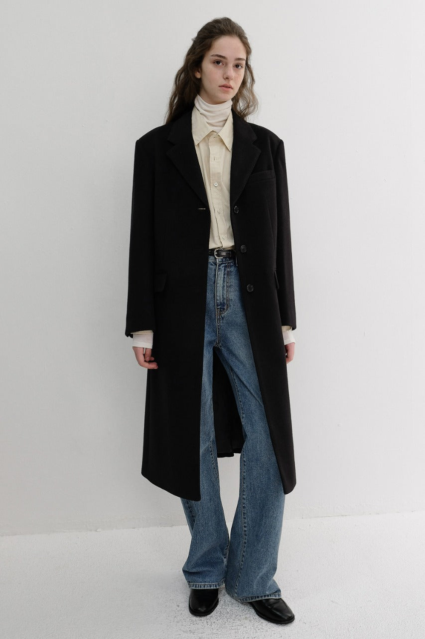 Dunst Essential Cashmere Single Coat Black